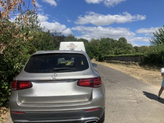 Car on the road